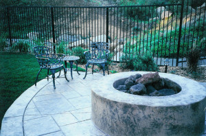 San Diego natural gas fire pit